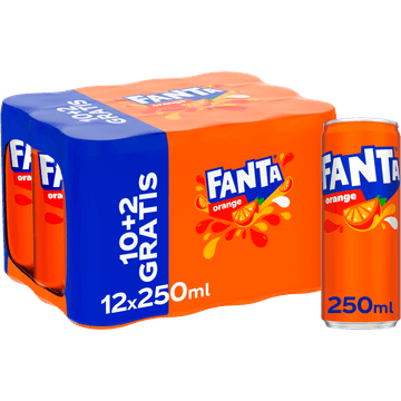 Fanta Orange 10+2 Gratis 12 x 250 ml