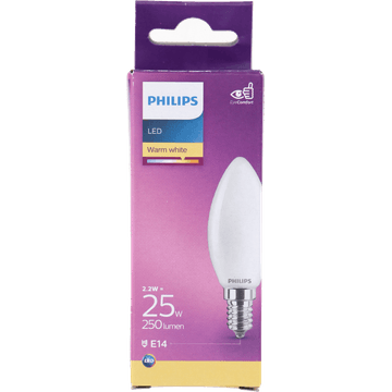 Philips Led Kaars 25W E14 box
