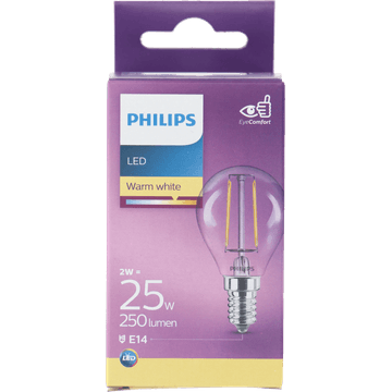Philips Led Filament Kogel 25W E14 box