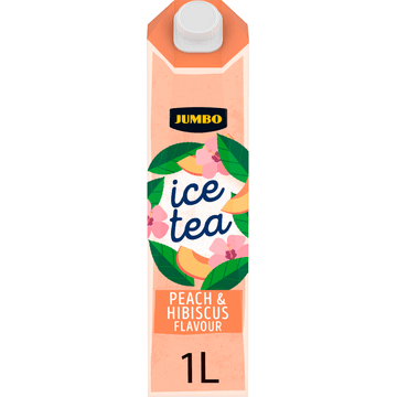 Jumbo Ice Tea Peach & Hibiscus Flavour 1 L