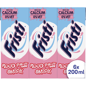 Fristi Rood Fruit 6 x 200 ml