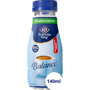 Friesche Vlag Balance Mager 0% Vet 140 ml