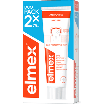 Elmex® Anti-Caries Tandpasta Voordeelverpakking 2 x 75ML