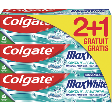 Colgate Max White Tandpasta Micro Kristallen 75 ml