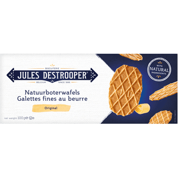 Jules Destrooper Natuurboterwafels Original 100 g