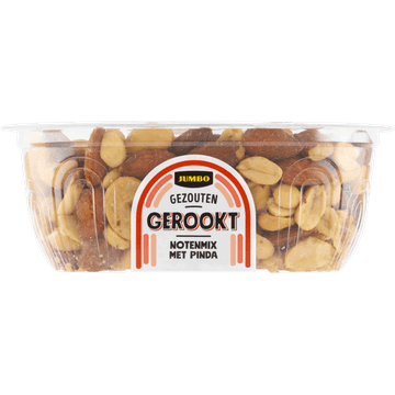 Jumbo Gezouten Gerookt Notenmix met Pinda 160 g