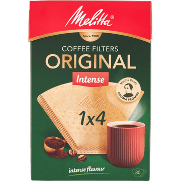 Melitta Original koffiefilters 1x4 Intense 80 stuks