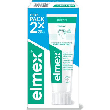 Elmex Tanspasta Sensitive Duo 2x75 ML