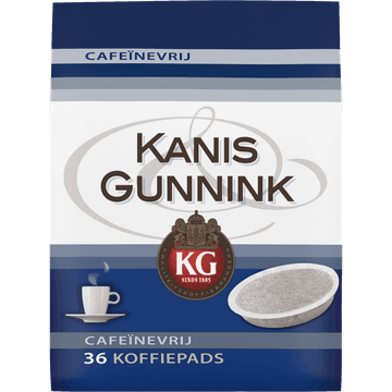 Kanis & Gunnink Cafeïnevrije Koffiepads 36 Stuks