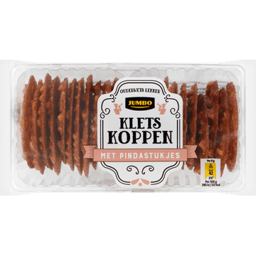 Jumbo Kletskoppen met Pindastukjes 175 g