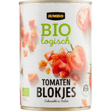 Jumbo Biologisch Tomatenblokjes 400 g