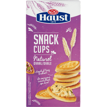 Haust Snack Cups Naturel Ovaal 130 g