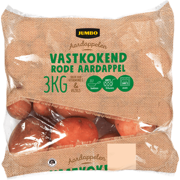 Jumbo Vastkokende Rode Aardappel 3kg
