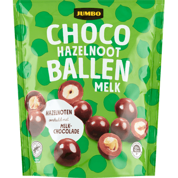 Jumbo Choco Ballen Hazelnoot Melk 200 g