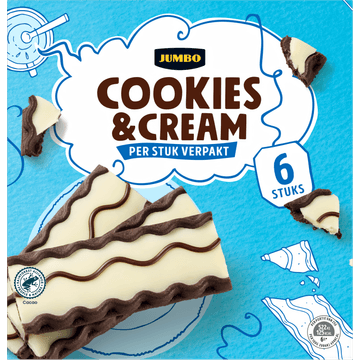 Jumbo Cookies & Cream 6 Stuks