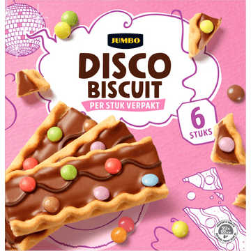 Jumbo Disco Biscuit 6 Stuks
