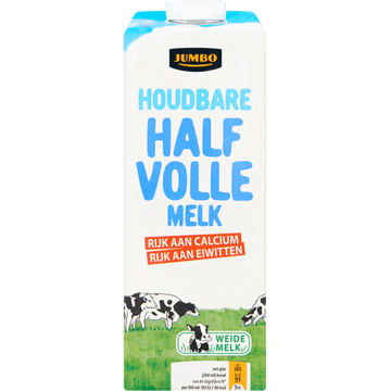 Jumbo Houdbare Halfvolle Melk 1 L
