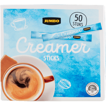 Jumbo Creamer Sticks 50 Stuks