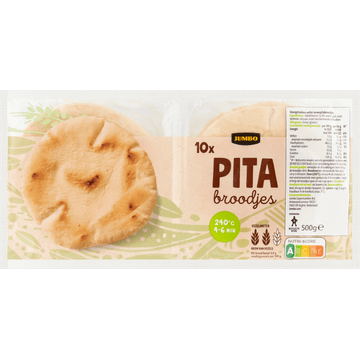 Jumbo - Pita Broodjes - 10 Stuks