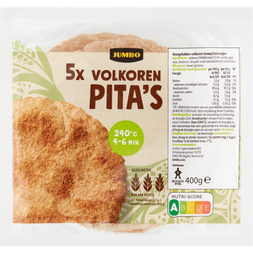 Jumbo - Volkoren Pita's - 5 Stuks
