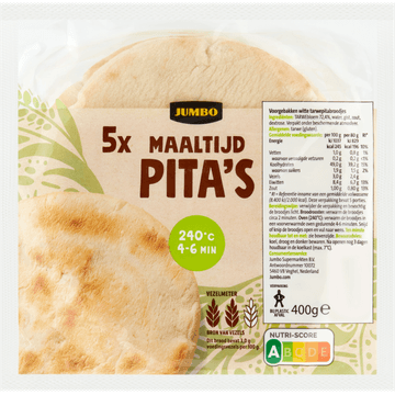 Jumbo - Maaltijd Pita's - 5 Stuks