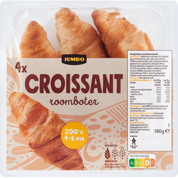 Jumbo - Roomboter Croissants - 4 Stuks