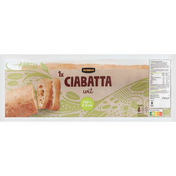 Jumbo - Ciabatta Wit - 250 g