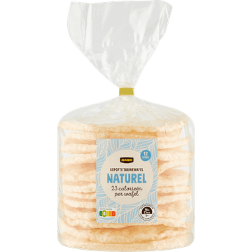 Jumbo Gepofte Tarwewafel Naturel 12 Stuks