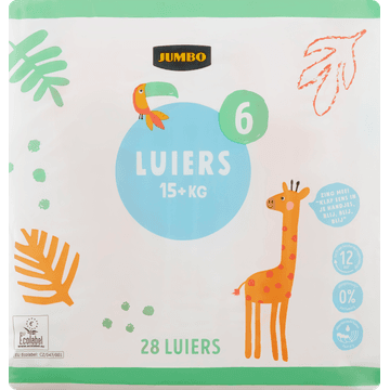 Jumbo Luiers Maat 6 15+ kg 28 Stuks