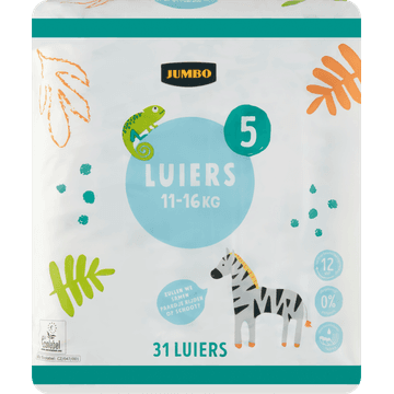 Jumbo Luiers Maat 5 11-16 kg 31 Stuks
