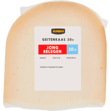 Jumbo Geitenkaas Jong Belegen 30+ Stuk ca. 350 g