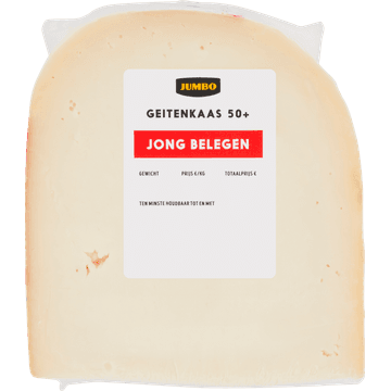 Jumbo Geitenkaas 50+ Jong Belegen Stuk ca. 350 g