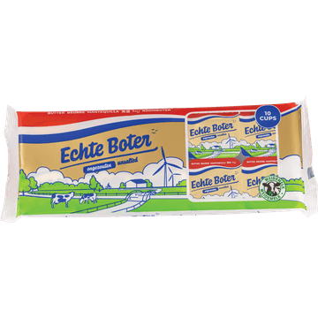 Echte Boter Ongezouten Roomboter 10 x 10g