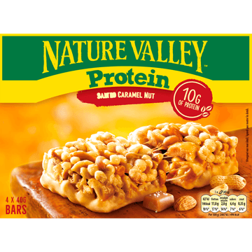 Nature Valley Protein Salted Caramel Nut Reep 4 x 40 g
