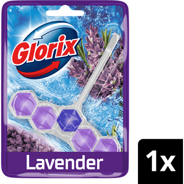 Glorix Power Clean Toiletblok Lavendel 1 stuk