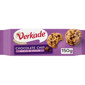 Verkade Specials Chocolate Chip Melk & Puur 150 g