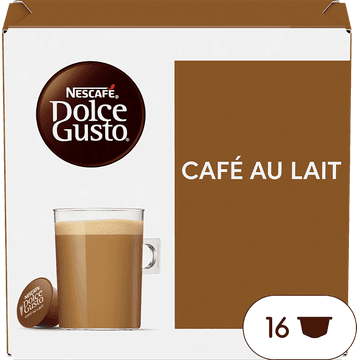 NESCAFÉ Dolce Gusto, Café au Lait, 16 capsules, 160 gr