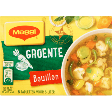 MAGGI Groente Bouillon Blokjes 8 Stuks 81,6 g