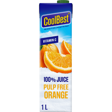 CoolBest Pulp Free Orange 1 L