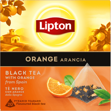 Lipton Zwarte Thee Orange Arancia 20 stuks