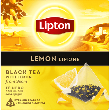 Lipton Zwarte Thee lemon
