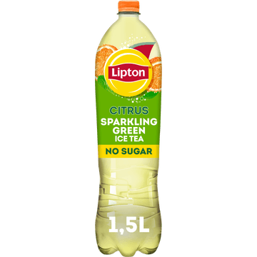 Lipton Ice Tea Sparkling Green Citrus No Sugar 1,5 L