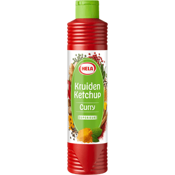 Hela Kruiden Ketchup Curry Superieur 800 ml