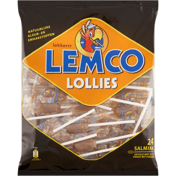 Lemco Lollies Lekkerrr 24 Stuks 240 g