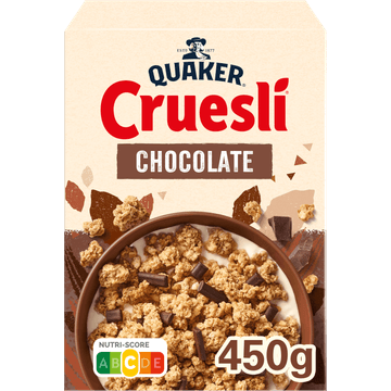 Quaker Cruesli Chocolade Ontbijtgranen 450 gr