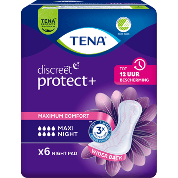 Tena Lady Maxi Night Nachtverbanden 6 Stuks