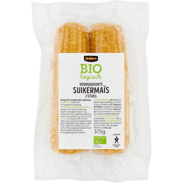 Jumbo Biologisch Voorgekookte Maïskolven 2 Stuks