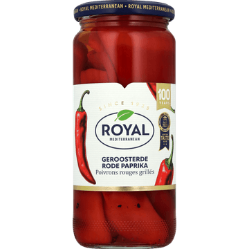 Royal Mediterranean Geroosterde Rode Paprika 465 g