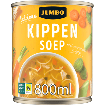 Jumbo Kippensoep met Vermicelli 800ML