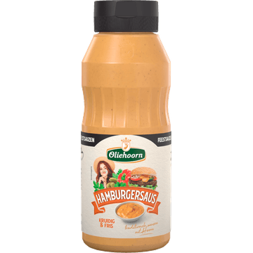 Oliehoorn Hamburgersaus Kruidig & Fris 270 ml